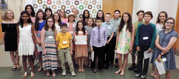 The Grannie Annie's annual Family Story Festival 24 student participants in The Grannie Annie's 2018 Family Stories Festival